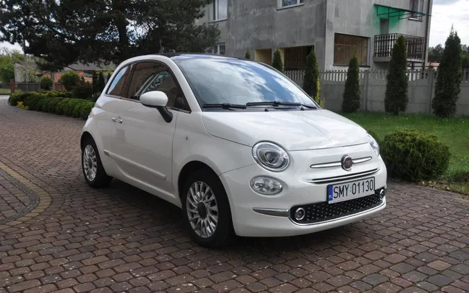 samochody osobowe Fiat 500 cena 37900 przebieg: 105000, rok produkcji 2016 z Koziegłowy